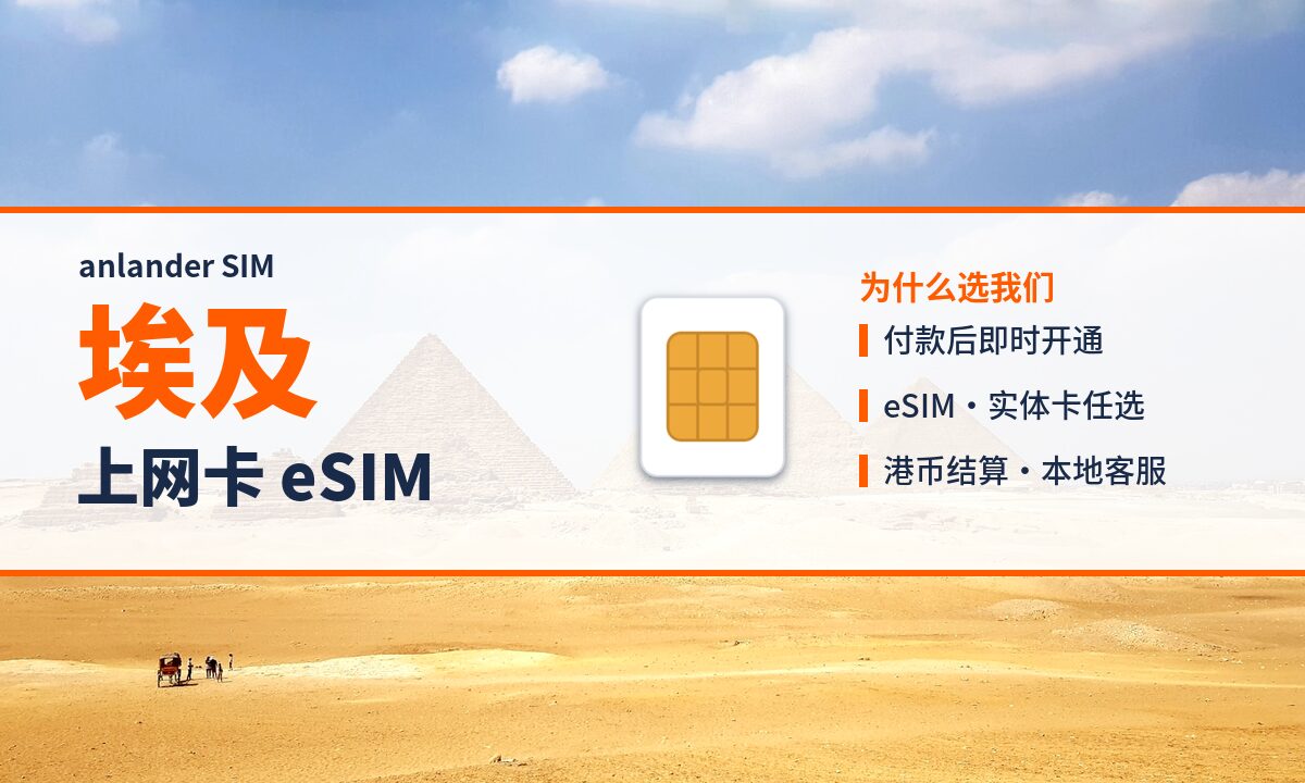 埃及上网卡 eSIM — anlander SIM