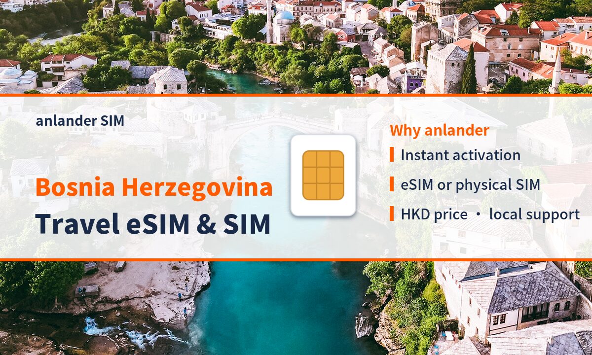 Bosnia Herzegovina eSIM & Travel SIM — anlander SIM
