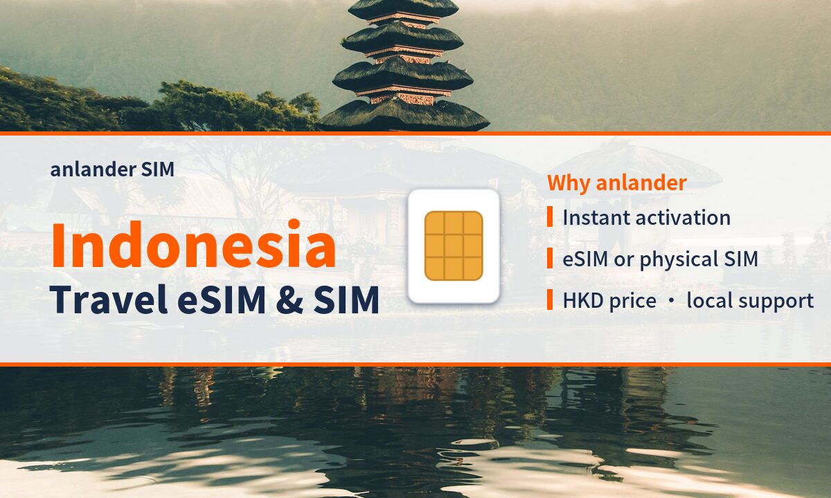 Indonesia eSIM & Travel SIM — anlander SIM