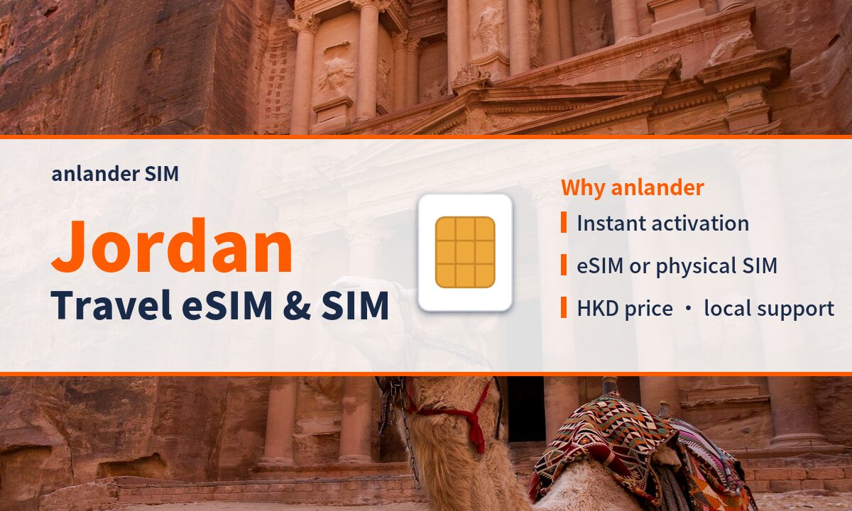 Jordan eSIM & Travel SIM — anlander SIM