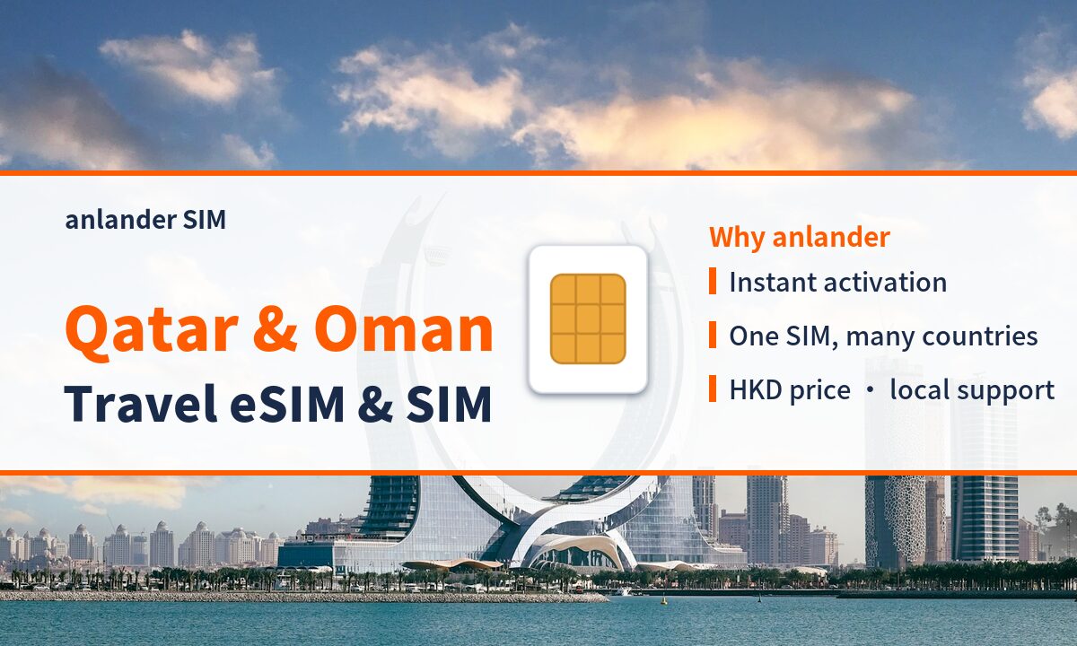 Qatar Oman eSIM & Travel SIM — anlander SIM